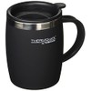 ThermoCafÃ© by Thermos 105102 Desk Mug, Stainless Steel/Plastic, Soft Touch Black, 14 x 9 x 12 cm, 1 Count (Pack of 1)