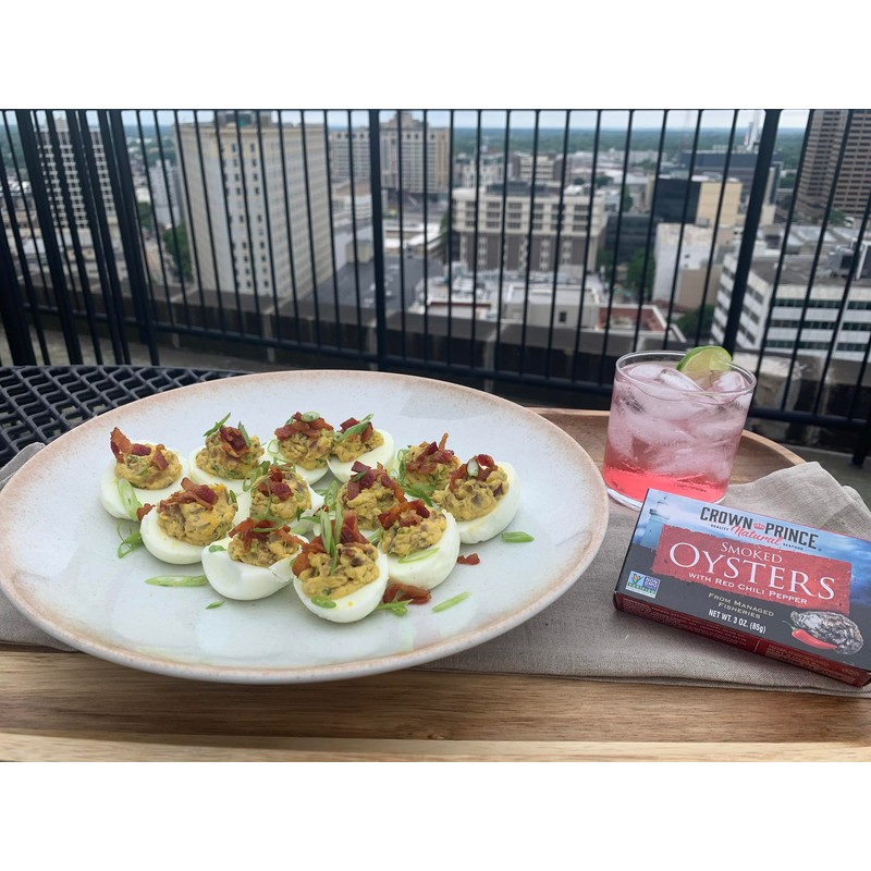 Crown Prince Natural Smoked Oysters with Red Chili Pepper, 3