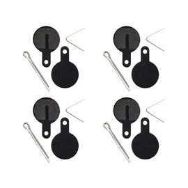 XYT WORLD 4 Pairs Organic Bicycle Bike Disc Brake Pads for TEKTRO HD-C500 Lyra Lyra IOX Novela 2011