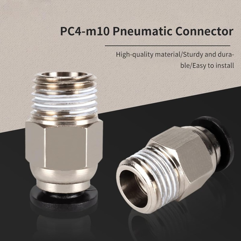 PC4-M10 Plug, PC4-M10 Connector, PC4-M10 Pneumatic Connector, PC4-M10 Pneumatic Connector,