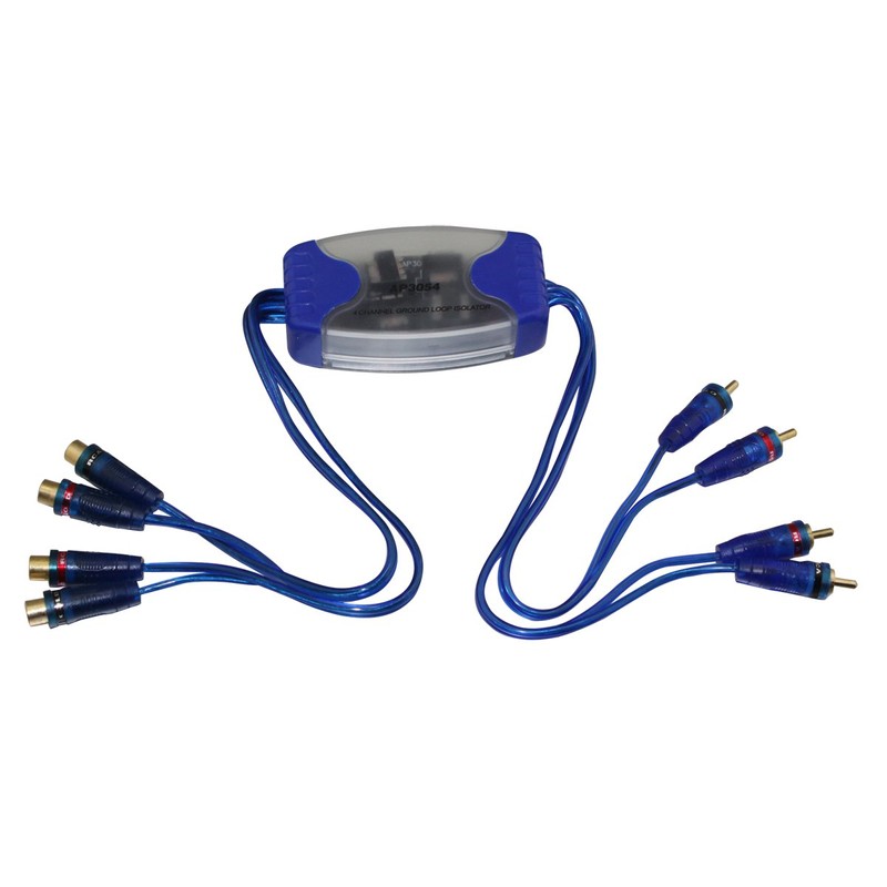 YONGJIANGXIA Four Channel Ground Loop Isolator Car Audio 4 RCA