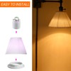 Acmerota 12Pcs Lampshade Reducer Ring,E27 to E14 Light Shade Reducer