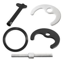 Mounting Set for Sink, Monobloc Mixer Tap, Washbasin Fitting, Fixing Set for Washbasin, Kitchen Tap with Mounting Nut