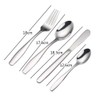 Ortodayes 4 Piece Portable Flatware Service for 1 Person, Hiking