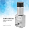 DC Worm Gear Motor 15mm Double Shaft Speed Reduction Drive