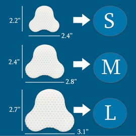 Thermoplastic Nasal Splints, External Nose Support Protector for Rhinoplasty Septoplasty Surgery, Nose Brace Fracture, ENT, Orthopedic Immobilization, 5pcs-L (C)