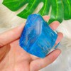 BAKYAR Natural Crystal Rough Stone Fish Tank Natural Blue Apatite