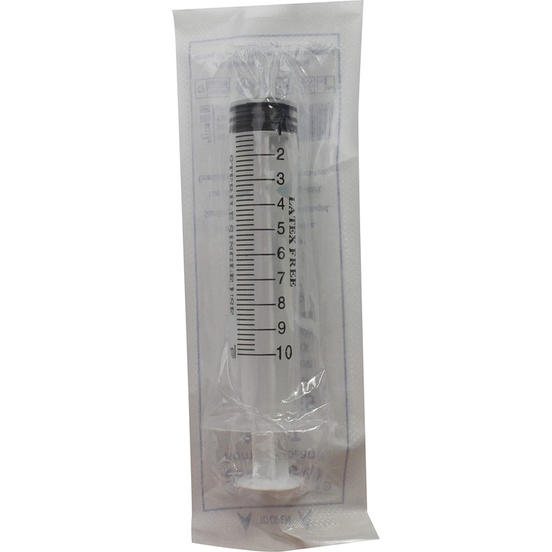 Romed Medical Disposable Syringes, Individually Packed and Sterile , 10