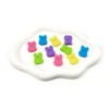 10CS Easter Bunny Silicone Beads, Colorful Rabbit Shaped Silicone Focal