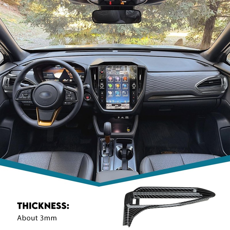 INTGET 2PCS Dashboard Side AC Vent Covers for 2026 2025