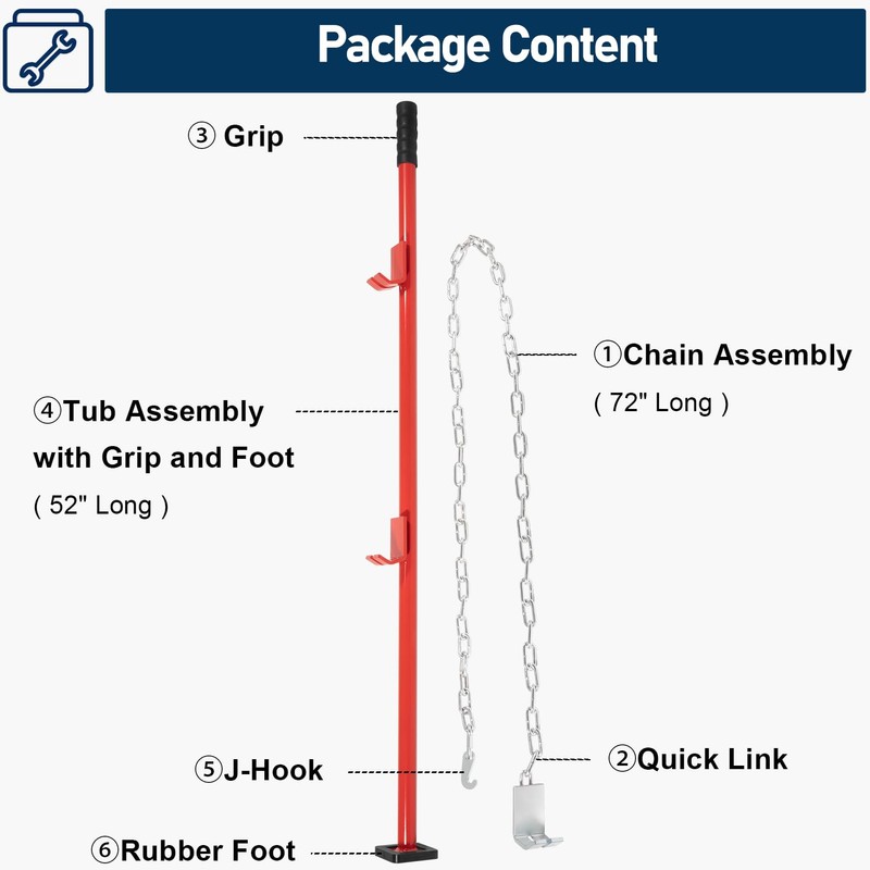 77175 Pulling Stick Tool for Car Repair (52" Long), Auto
