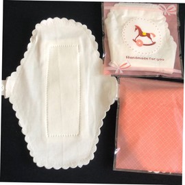 FOMIYES 6pcs Cloth Sanitary Pads Washable Lining Reusable for Women The Go Soft and Convenient Design