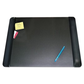 Artistic 413841 Executive Desk Pad with Leather-Like Side Panels, 24 x 19, Black