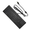 Industrial Keyboard Touchpad Wired Connection X Scissor Foot Plug and