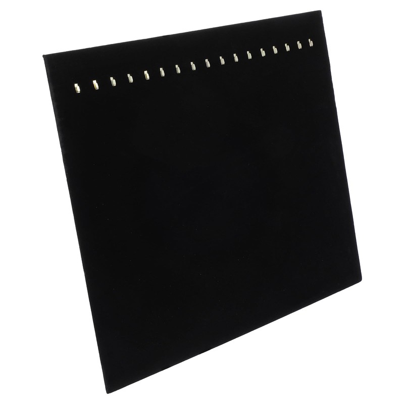 3 Pack Black Velvet Jewelry Display Stands – 17 Hook