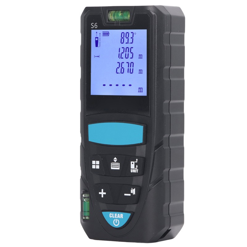 Distance Measure 100m Distance Meter Digital Display with Bubble Level