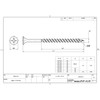 DAIDOHANT 10176870 High Speed Screws, Coarse Thread, Nominal Diameter d,