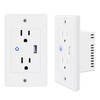 NOVAKA Contacto Duplex, Enchufe Inteligente con Conexión Wifi, Enchufes Contacto