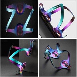 BESPORTBLE Mountain Bike Bottle Holder, Aluminium Alloy Multi-coloured, Bicycle Water Cup Holder for Camping Hiking Riding Supplies
