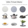 ATREFUU 5Pcs 10in and 7in Trivet Mats Set for Hot