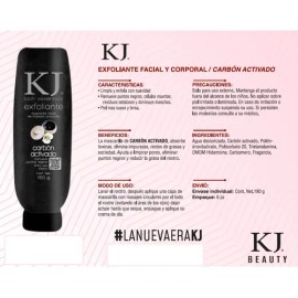 Exfoliante Facial Corporal Extracto Carbón Activado Kj                                                                                                