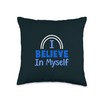 Get Up and Glow Brand Throw Pillow