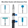 Hicavar 20 Foot High Ceiling Fan Duster with 5-12 Foot