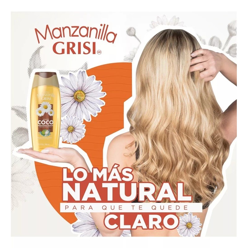 Grisi Shampoo Grisi Manzanilla Vitagloss Brillo Luminoso 400ml