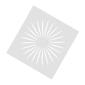 TEHAUX 10pcs Hollow Sun Pattern Drawing Templates for Boy Art Projects Stencils for Painting Scrapbooking and Crafting for Creative Wall Decor