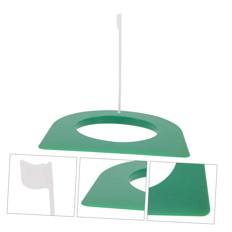 Generic 2 Sets Golf Putting Cups Plastic Practice for Continuous