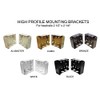 High Profile Box Mounting Bracket Set - White - Free