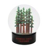 Redwoods California Fog Snow Globe Hand Painted