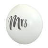 6 Pcs Balloons 36in MR MRS Letters Printed White Giant