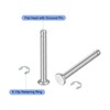 uxcell 20Set M3x25mm 304 Stainless Steel Cylindrical Shaft Snap Ring