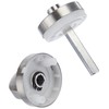 Alpertec 28020860K1 Stainless Steel Toilet Rosette with Lock Bolt Diameter
