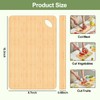 KIMIUP Bamboo Chopping Board, Bamboo Chopping Boards for Kitchens Cutting