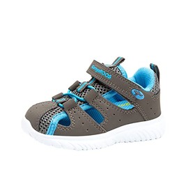 KangaROOS Ki-Rock Lite Ev Unisex Children’s Trainers (Ki-rock Lite Ev) - Steel Grey Brilliant Blue 2007, size: 30 EU