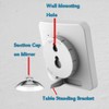Waterproof Hanging Wall Clock Shower Timer, Large Digital Bathroom Alarm