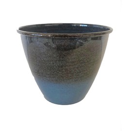 Headwind Robert Allen Ironstone Chelsea Glazed Metal Planter Lightweight, Durable, Sustainable