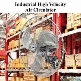 Optimus F-4187 18" Industrial Grade High Velocity Oscillating Wall Fan 18" Industrial Grade Oscillating Wall Fan