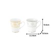Narumi Au & Pt 41377-33135 Pair of Mugs, 9.5 fl