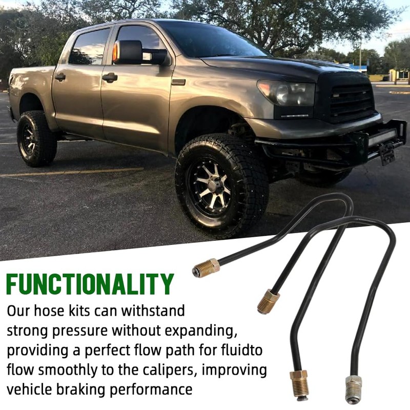 Front Brake Caliper Line Set for 2007-2014 Honda Tundra 4WD