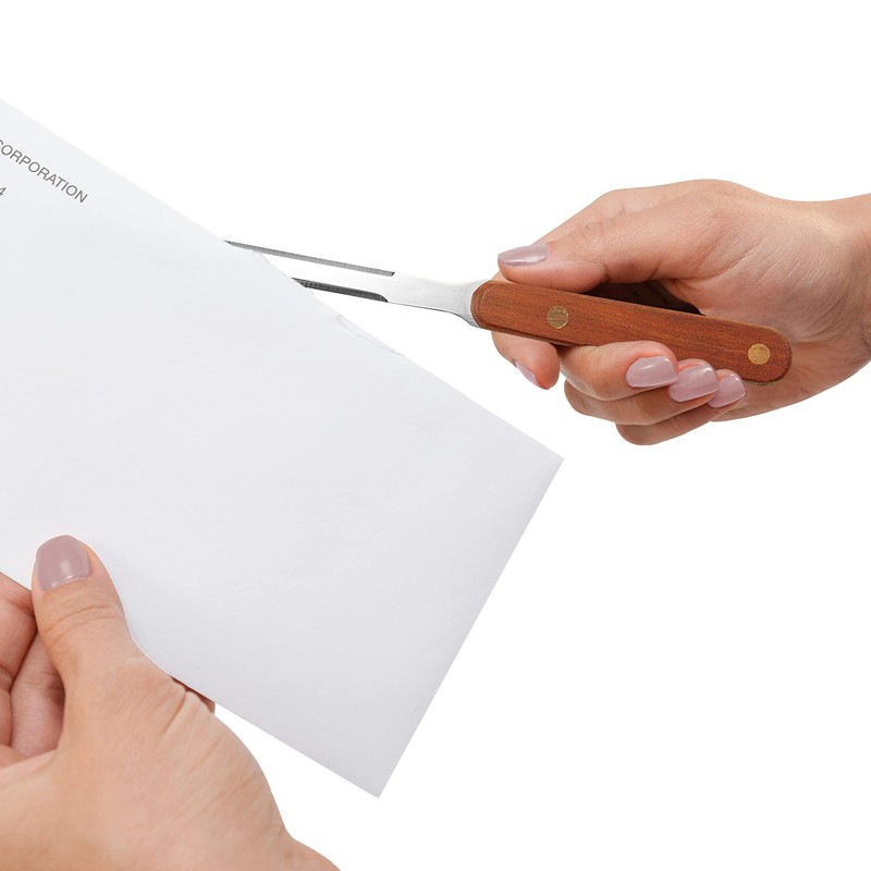 Westcott 29691 All-Purpose Rosewood Handle Letter Opener, 9 in