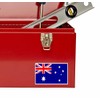 2 x 10cm Australia Australian Flag Vinyl Sticker Laptop Car