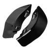 Unbranded Black ABS Fairing Air Deflectors Side Wide Wind Windshield