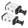3R210‑08 2 Position 3 Way Pneumatic Air Hand Lever Operated