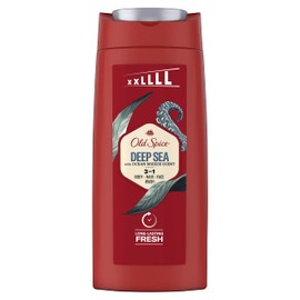 Old Spice Deep Sea Shower Gel & Shampoo For Men 675 ml, 3-in-1 Body-Hair-Face Wash, Long-lasting Fresh