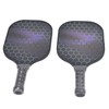 2PCS Pickleball Paddles Set Fiberglass Lightweight Pickle Ball Rackets with