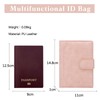 PORRASSO Passport Holder Travel Wallet RFID Blocking Card Case PU