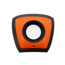 Ergonomic Pet Hair Removal Tool for Dog & Cat Hair - Multi-Surface Fur Remover for Car Interior, Furniture, Carpet, Couch, Clothing & Bedding - Anti-Slip Handle, Lightweight & Reusable - Orange